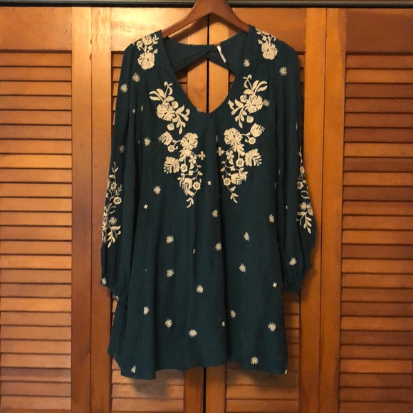 Free People Dresses & Skirts - Free People green boho dress